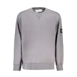 CALVIN KLEIN FELPA SENZA ZIP UOMO GRIGIO