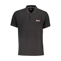 TOMMY HILFIGER POLO MANICHE CORTE UOMO NERO