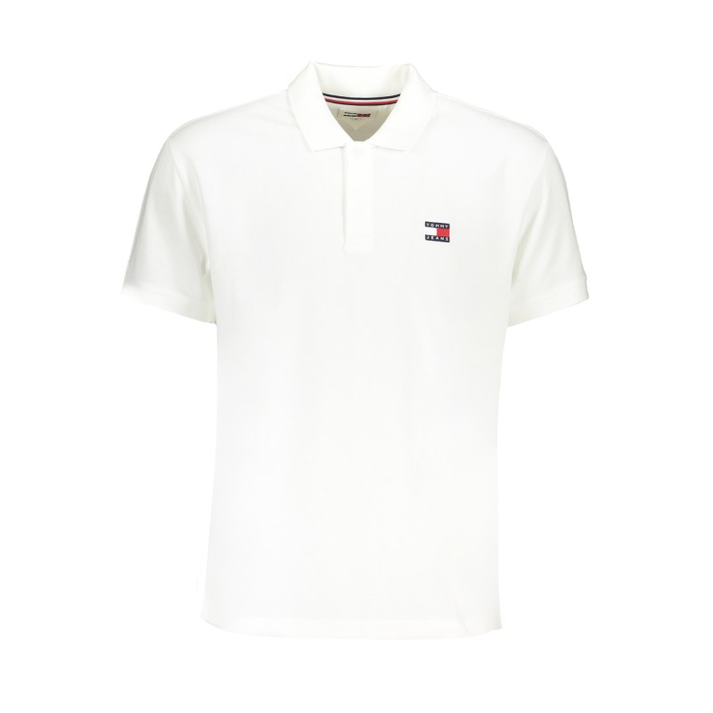 TOMMY HILFIGER POLO MANICHE CORTE UOMO BIANCO