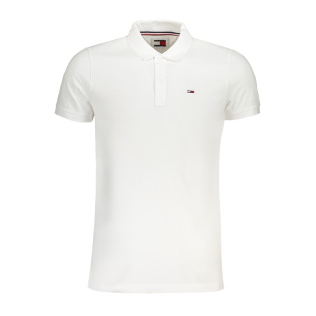 TOMMY HILFIGER POLO MANICHE CORTE UOMO BIANCO