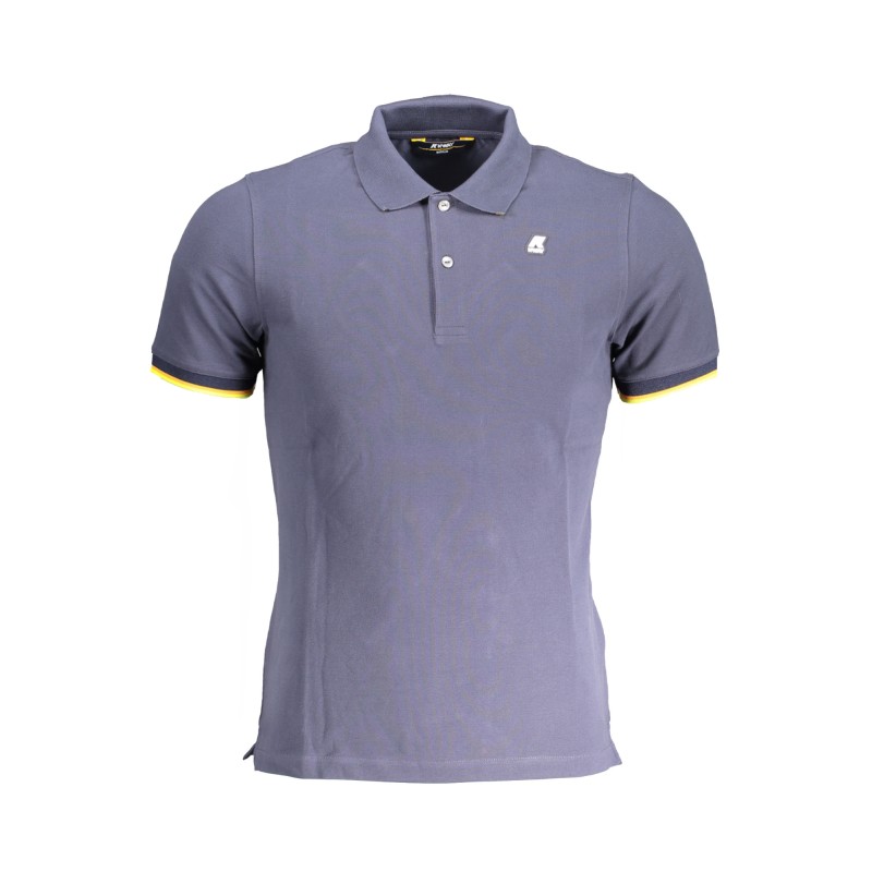 K-WAY POLO MANICHE CORTE UOMO BLU