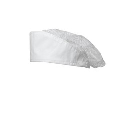 Cappello Cuff with mesh - 100% Polyester - White