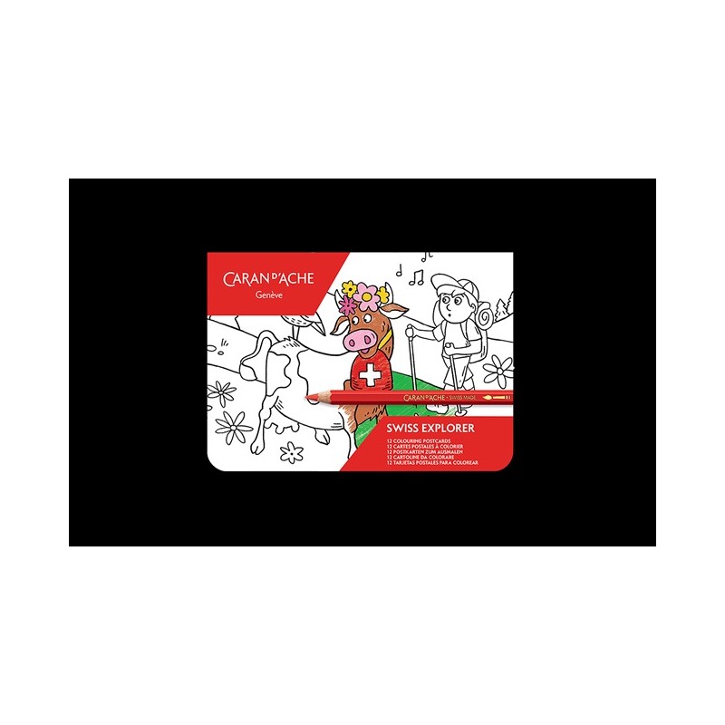Cartes à colorier Swiss Explorer FSC