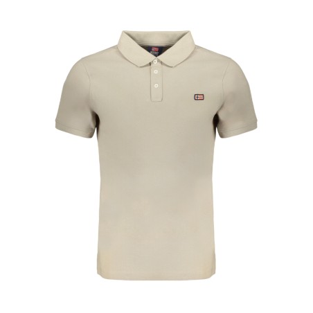 NORWAY 1963 POLO MANICHE CORTE UOMO BEIGE