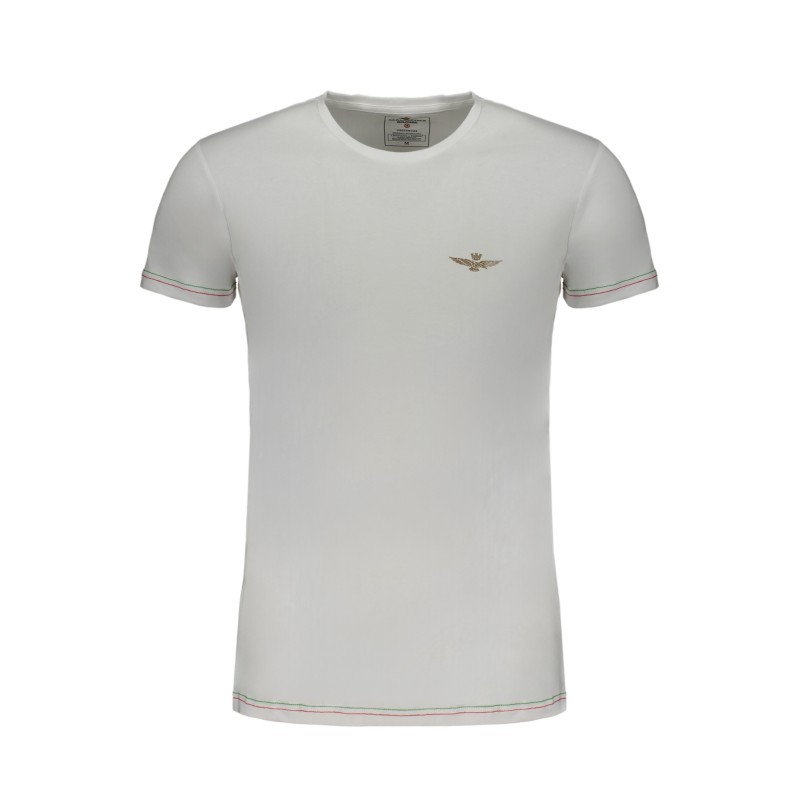 AERONAUTICA MILITARE T-SHIRT MANICHE CORTE UOMO BIANCO