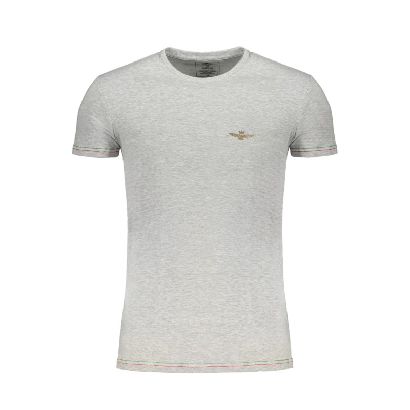 AERONAUTICA MILITARE T-SHIRT MANICHE CORTE UOMO GRIGIO