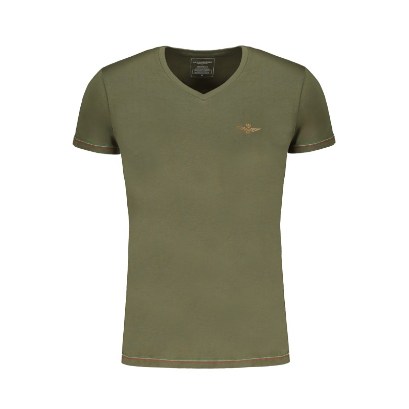 AERONAUTICA MILITARE T-SHIRT MANICHE CORTE UOMO VERDE