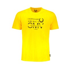 GIAN MARCO VENTURI T-SHIRT MANICHE CORTE UOMO GIALLO