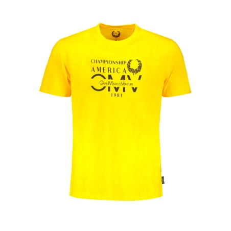 GIAN MARCO VENTURI T-SHIRT MANICHE CORTE UOMO GIALLO