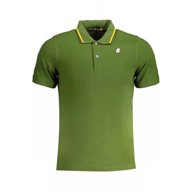 K-WAY POLO MANICHE CORTE UOMO VERDE