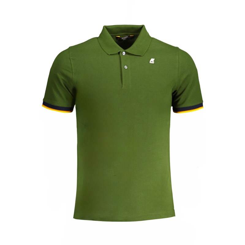 K-WAY POLO MANICHE CORTE UOMO VERDE