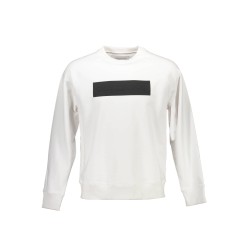 CALVIN KLEIN FELPA SENZA ZIP UOMO BIANCO