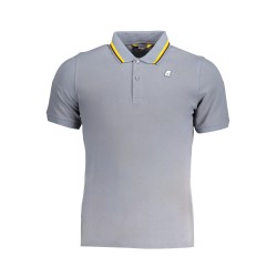 K-WAY POLO MANICHE CORTE UOMO GRIGIO