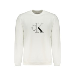 CALVIN KLEIN FELPA SENZA ZIP UOMO BIANCO