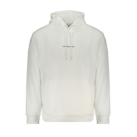 CALVIN KLEIN FELPA SENZA ZIP UOMO BIANCO