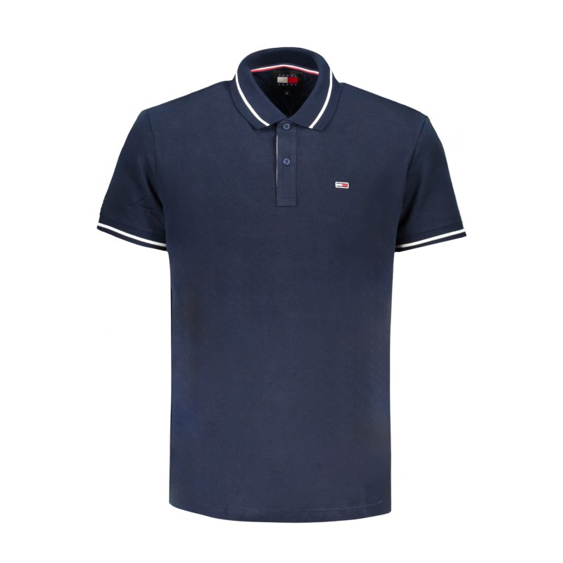 TOMMY HILFIGER POLO MANICHE CORTE UOMO BLU