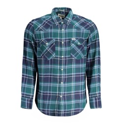 WRANGLER CAMICIA MANICHE LUNGHE UOMO VERDE