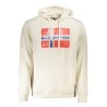 NORWAY 1963 FELPA SENZA ZIP UOMO BIANCO