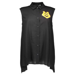 LOVE MOSCHINO CAMICIA SENZA MANICHE DONNA NERO