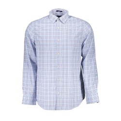 GANT CAMICIA MANICHE LUNGHE UOMO AZZURRO