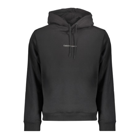 CALVIN KLEIN FELPA SENZA ZIP UOMO NERO