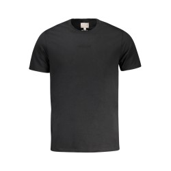 GUESS JEANS T-SHIRT MANICHE CORTE UOMO NERO