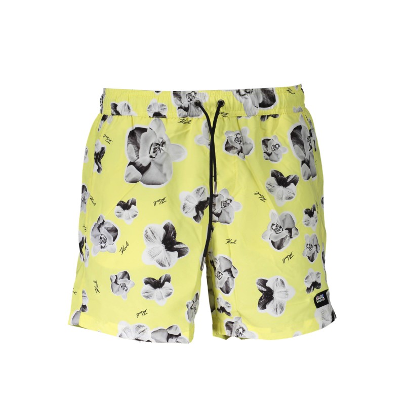 KARL LAGERFELD BEACHWEAR COSTUME PARTE SOTTO UOMO GIALLO