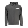 FILA FELPA CON ZIP UOMO NERO