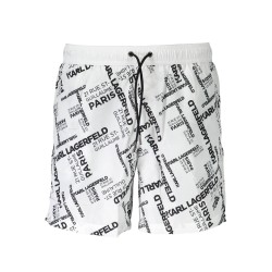 KARL LAGERFELD BEACHWEAR COSTUME PARTE SOTTO UOMO BIANCO