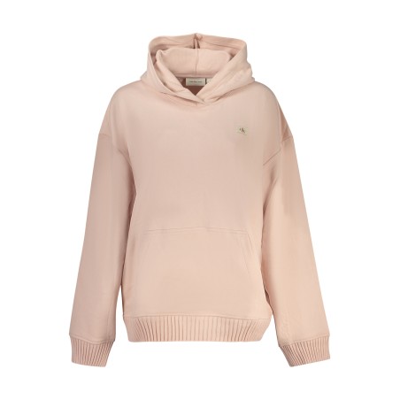 CALVIN KLEIN FELPA SENZA ZIP DONNA ROSA