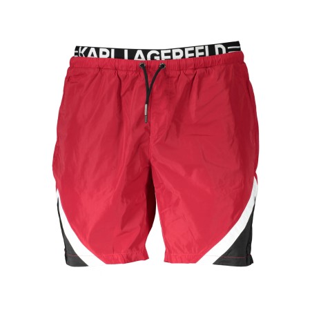 KARL LAGERFELD BEACHWEAR COSTUME PARTE SOTTO UOMO ROSSO