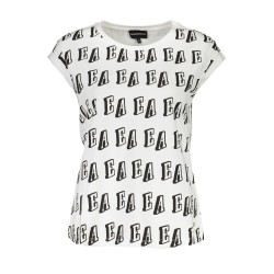 EMPORIO ARMANI T-SHIRT SENZA MANICHE DONNA BIANCO