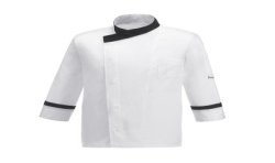 Giacca unisex Diagonal - 65% Polyester - 35% Cotton - White