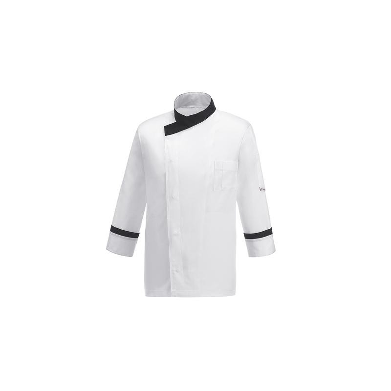 Giacca unisex Diagonal - 65% Polyester - 35% Cotton - White