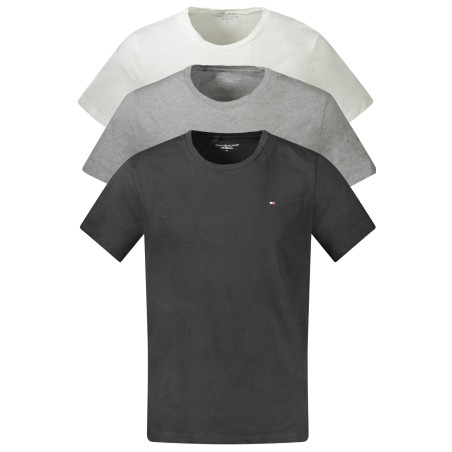 TOMMY HILFIGER T-SHIRT MANICHE CORTE UOMO GRIGIO