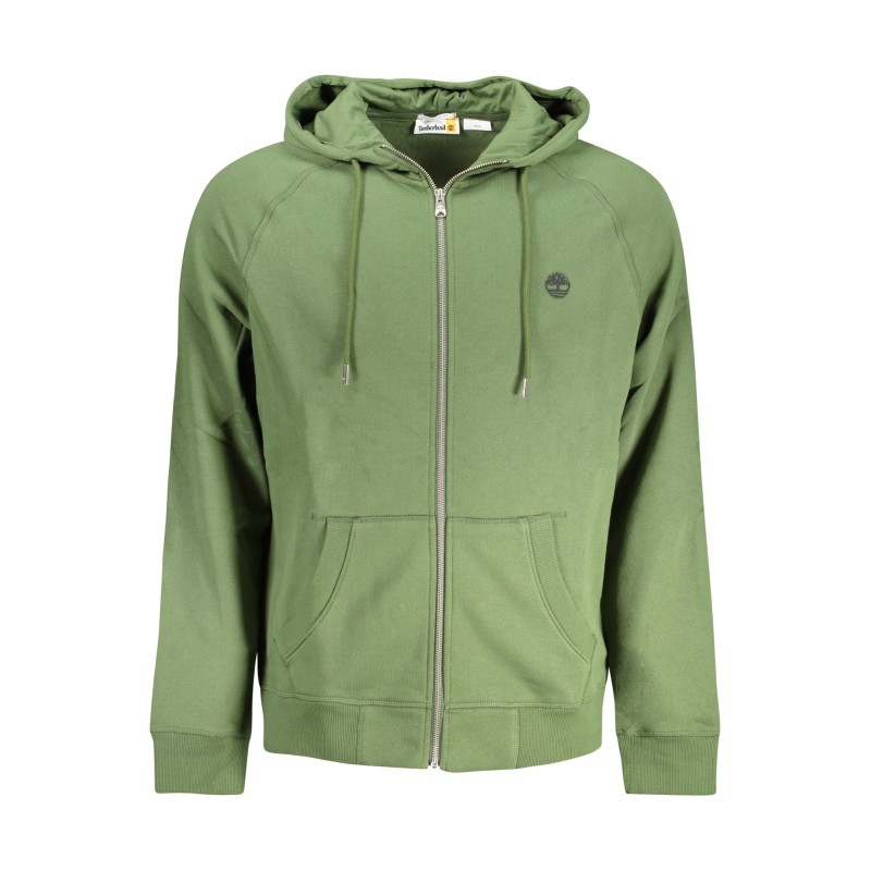 TIMBERLAND FELPA CON ZIP UOMO VERDE