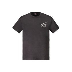 TOMMY HILFIGER T-SHIRT MANICHE CORTE UOMO NERO