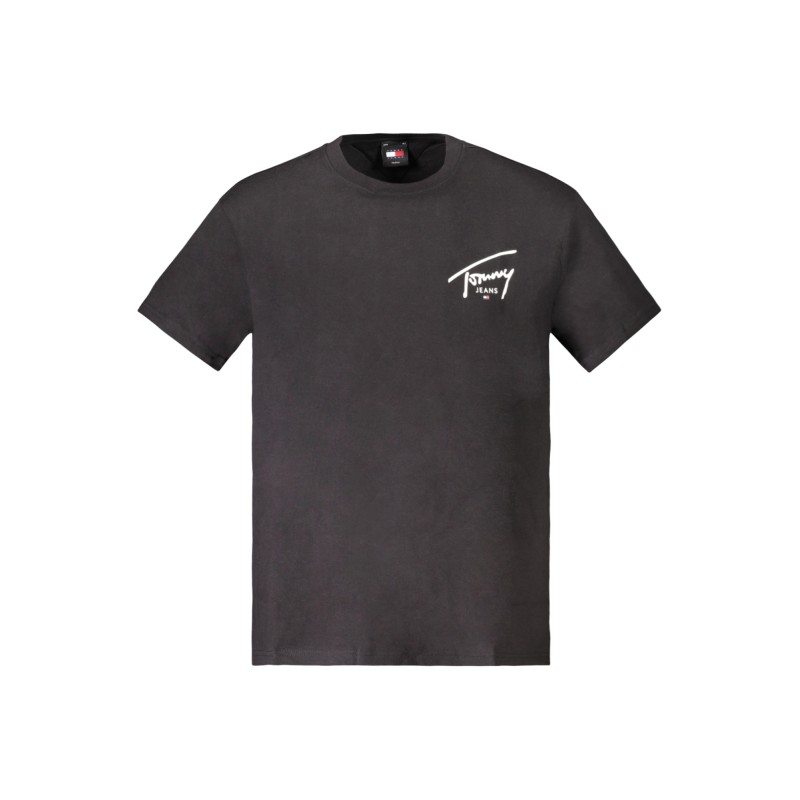 TOMMY HILFIGER T-SHIRT MANICHE CORTE UOMO NERO