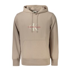 CALVIN KLEIN FELPA SENZA ZIP UOMO BEIGE