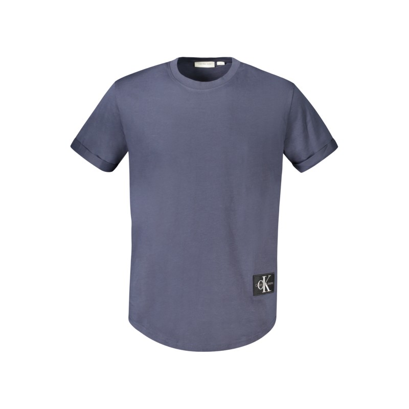 CALVIN KLEIN T-SHIRT MANICHE CORTE UOMO BLU