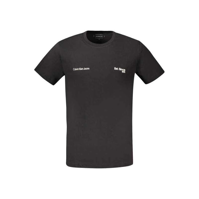 CALVIN KLEIN T-SHIRT MANICHE CORTE UOMO NERO