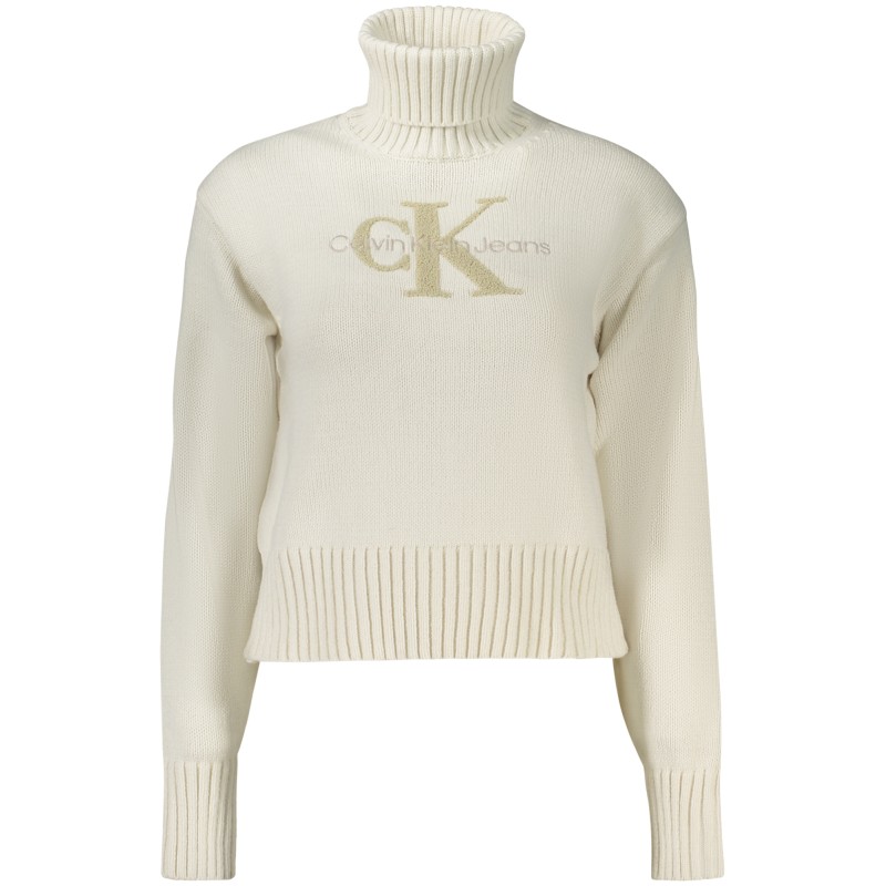 CALVIN KLEIN MAGLIONE DONNA BIANCO