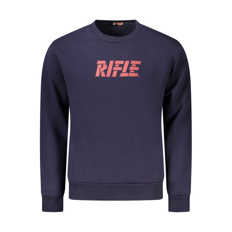 RIFLE FELPA SENZA ZIP UOMO BLU