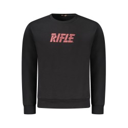 RIFLE FELPA SENZA ZIP UOMO NERO