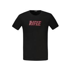 RIFLE T-SHIRT MANICHE CORTE UOMO NERO