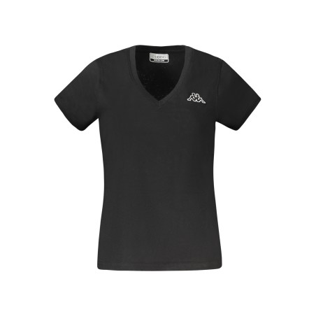 KAPPA T-SHIRT MANICHE CORTE DONNA NERO