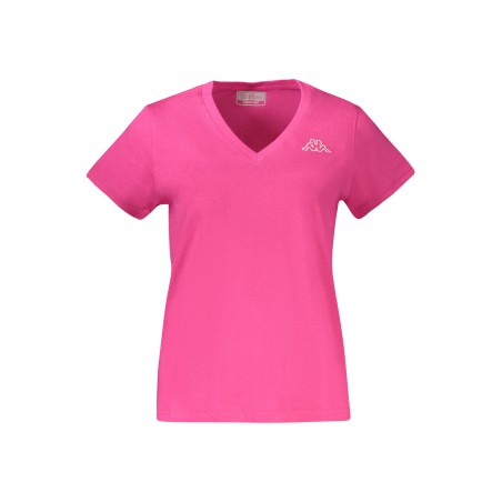 KAPPA T-SHIRT MANICHE CORTE DONNA ROSA