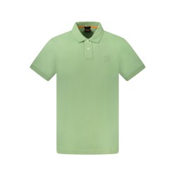 HUGO BOSS POLO MANICHE CORTE UOMO VERDE