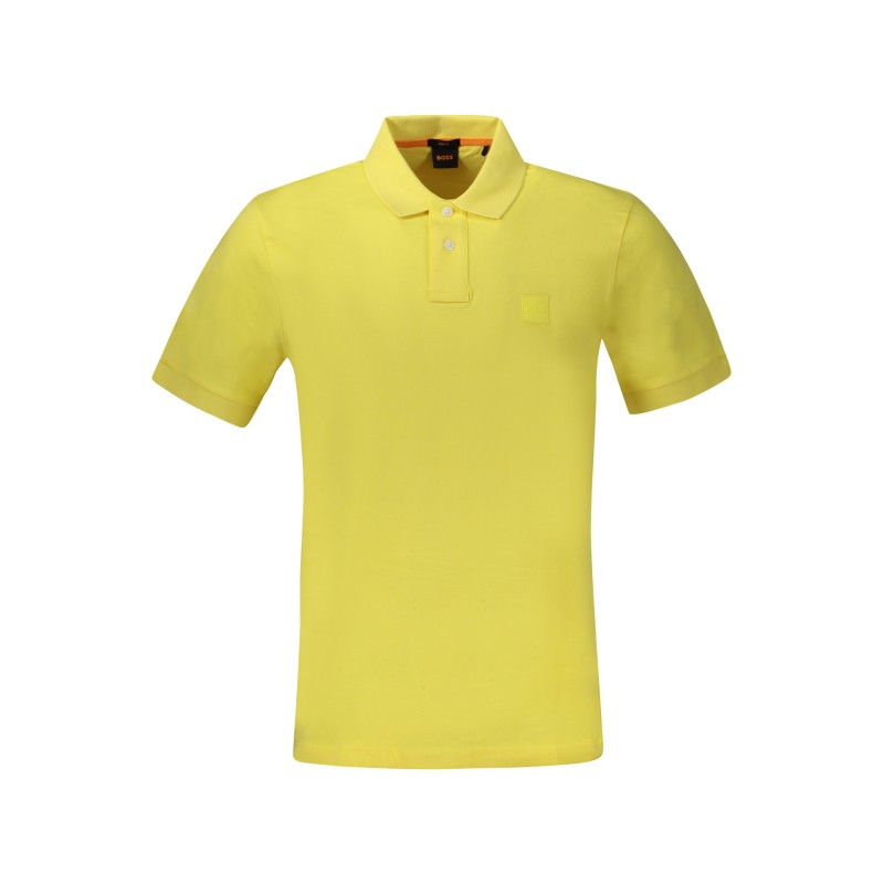 HUGO BOSS POLO MANICHE CORTE UOMO GIALLO