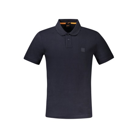 HUGO BOSS POLO MANICHE CORTE UOMO BLU